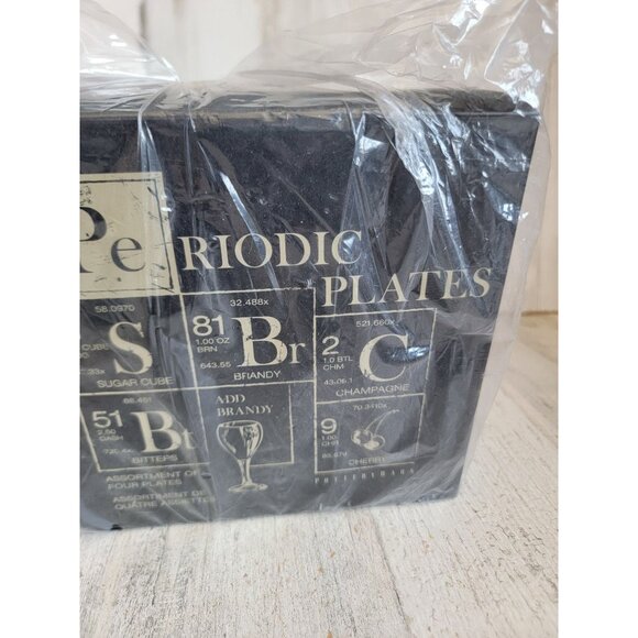 Pottery Barn periodic plates brandy champagne sugar cube bitters Cherry unique - Picture 3 of 8